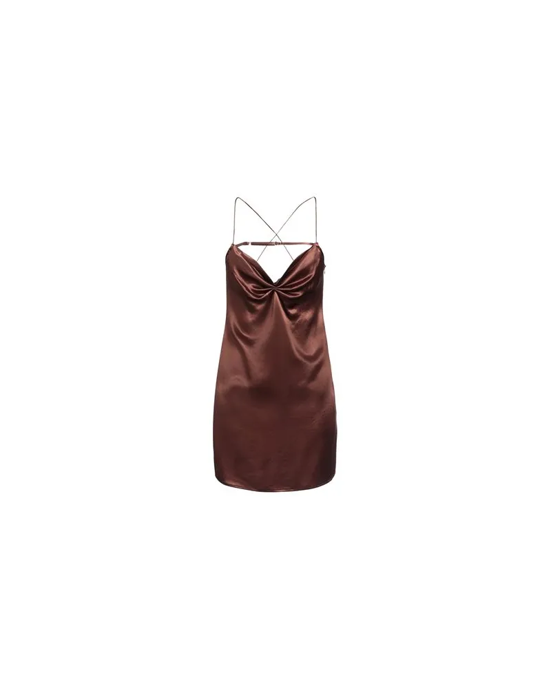 Isabelle Blanche KLEIDER - Mini-Kleiderauf YOOX.COM Braun