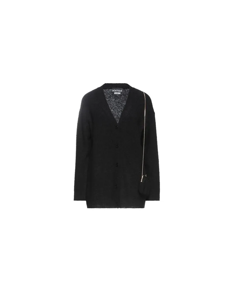 Moschino STRICKWAREN - Strickjackenauf YOOX.COM Schwarz