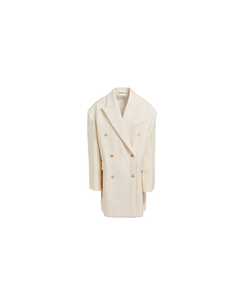 WARDROBE.NYC JACKEN & MÄNTEL - Mäntelauf YOOX.COM Cremeweiß