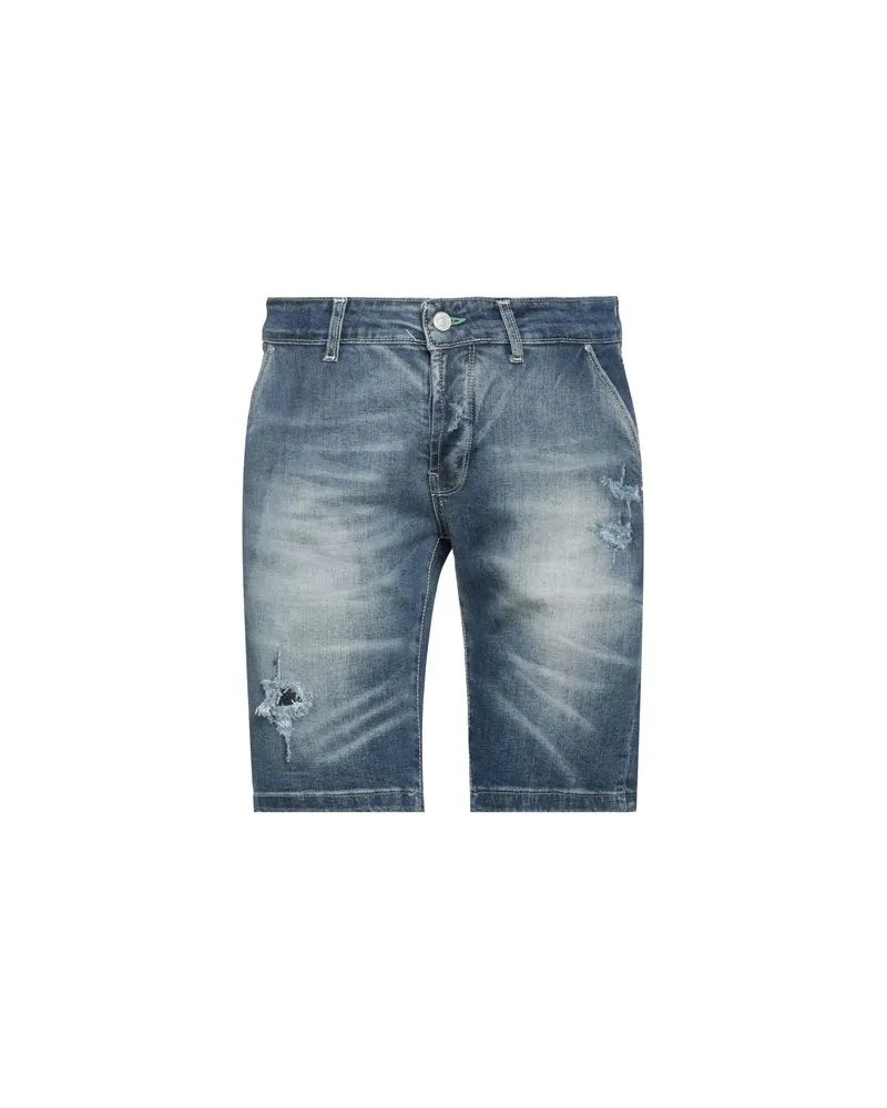 Daniele Alessandrini HOSEN & RÖCKE - Jeansshortsauf YOOX.COM Blau