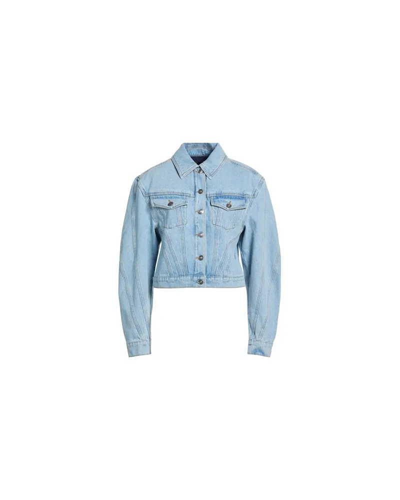 Thierry Mugler JACKEN & MÄNTEL - Jeansjacken/Mäntelauf YOOX.COM Blau