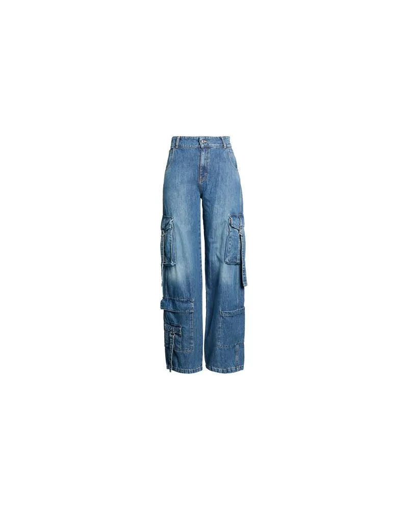 VICOLO DENIM COUTURE - HOSEN & RÖCKE - Jeanshosenauf YOOX.COM Blau