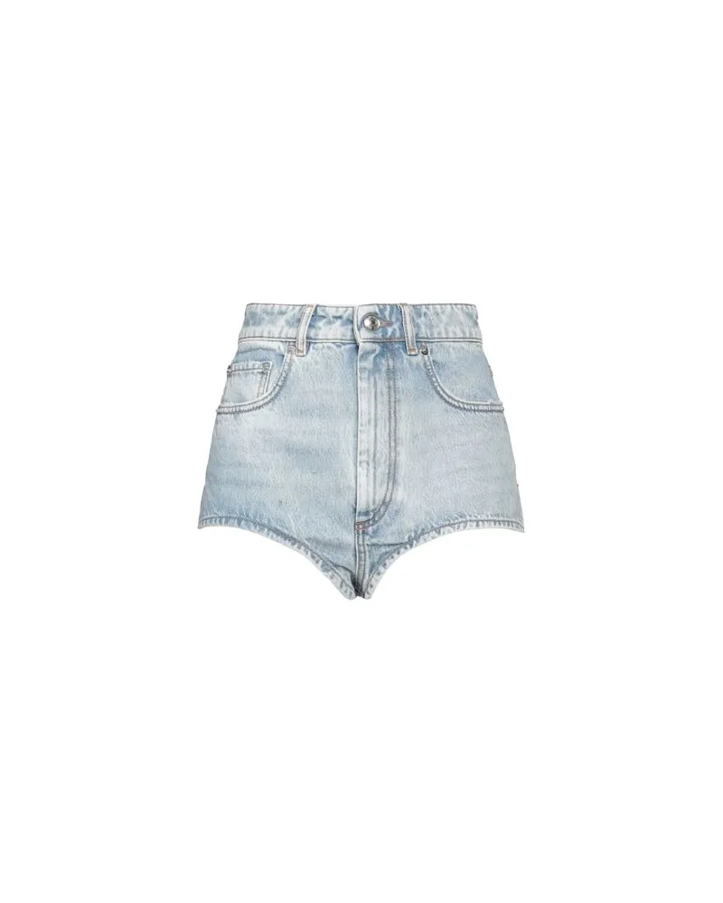 SPORTMAX HOSEN & RÖCKE - Jeansshortsauf YOOX.COM Blau