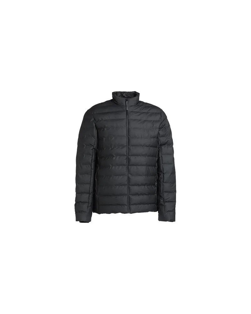 RAINS JACKEN & MÄNTEL - Pufferjacken & Daunenjackenauf YOOX.COM Schwarz