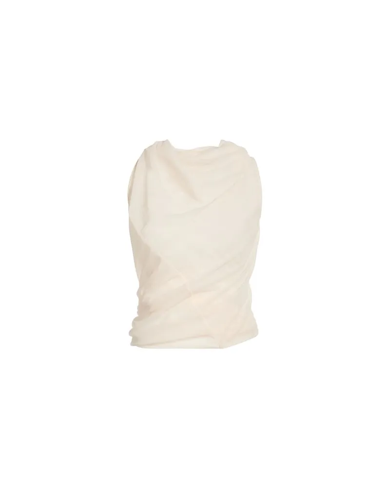 Rick Owens Lilies TOPS - Topsauf YOOX.COM Cremeweiß