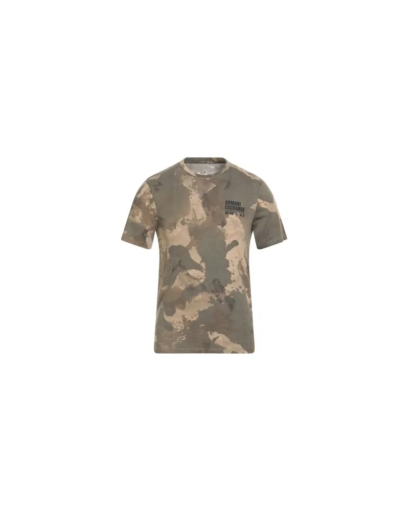 Armani Exchange TOPS - T-shirtsauf YOOX.COM Militärgrün