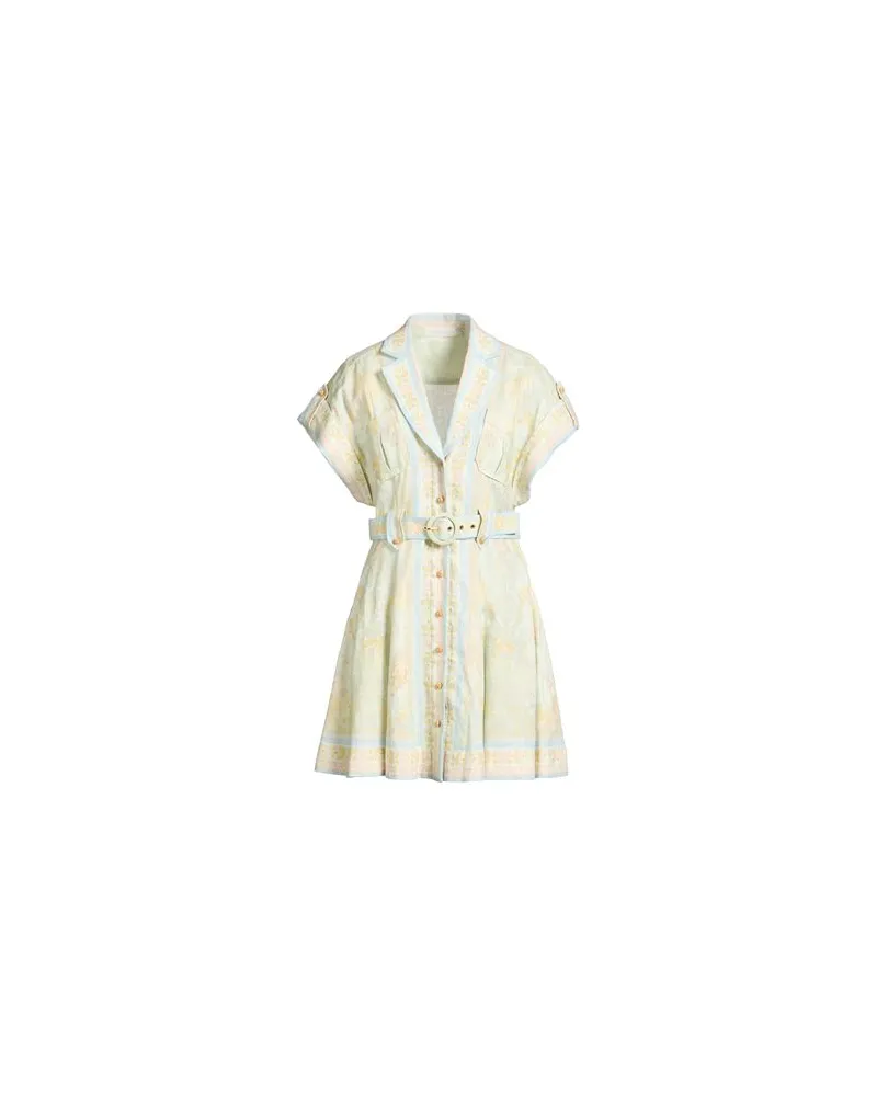 Zimmermann KLEIDER - Mini-Kleiderauf YOOX.COM Säuregrün
