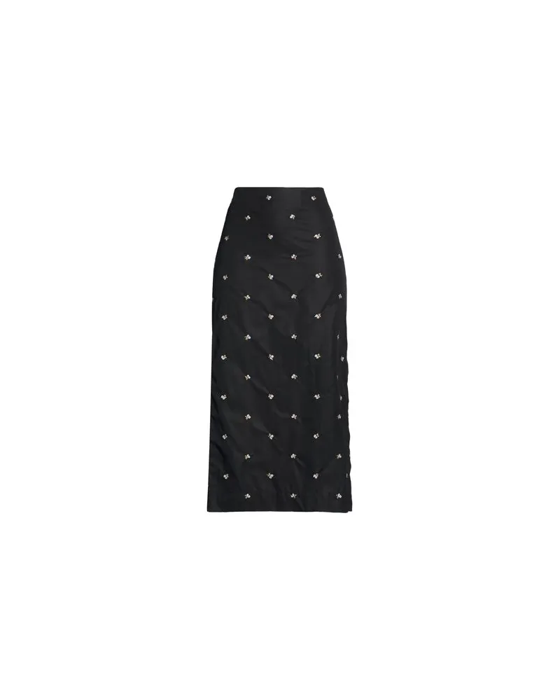Rier HOSEN & RÖCKE - Midi-Röckeauf YOOX.COM Schwarz