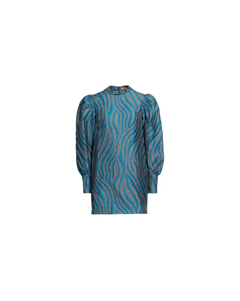 ANDAMANE KLEIDER - Mini-Kleiderauf YOOX.COM Azurblau