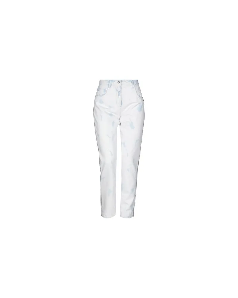 Patrizia Pepe HOSEN & RÖCKE - Jeanshosenauf YOOX.COM Elfenbein