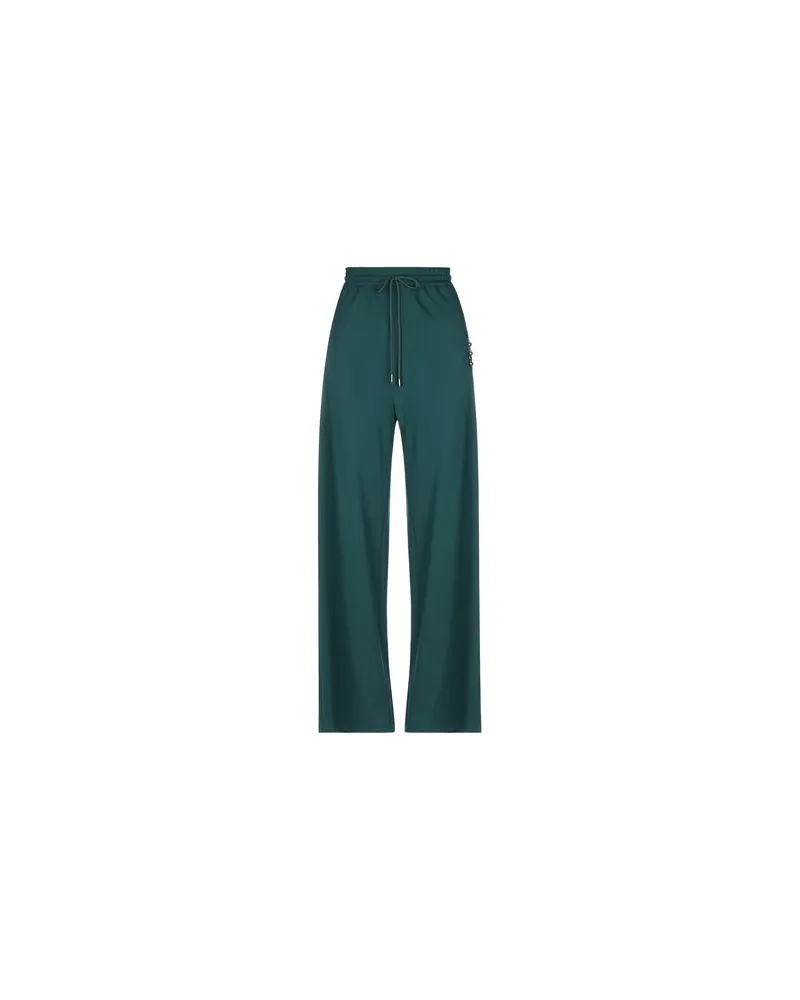 Twin-Set HOSEN & RÖCKE - Hosenauf YOOX.COM Dunkelgrün