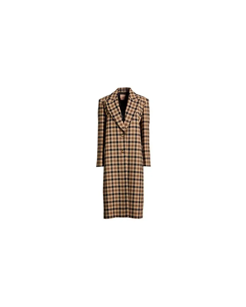 Twin-Set JACKEN & MÄNTEL - Mäntelauf YOOX.COM Kamel