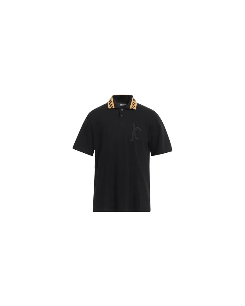 Just Cavalli TOPS - Poloshirtsauf YOOX.COM Schwarz