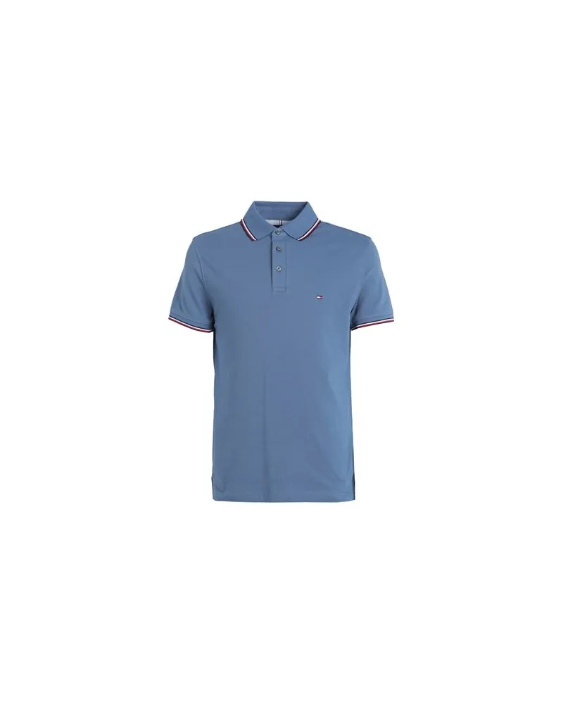 Tommy Hilfiger TOPS - Poloshirtsauf YOOX.COM Taubenblau