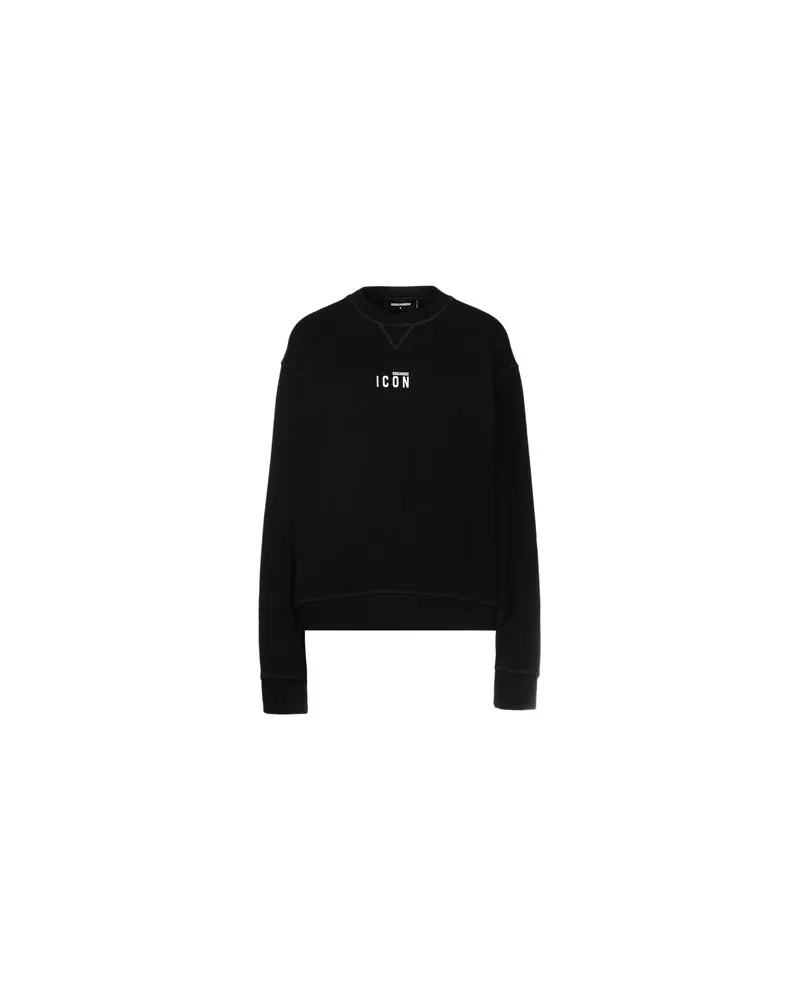 Dsquared2 TOPS - Sweatshirtsauf YOOX.COM Schwarz