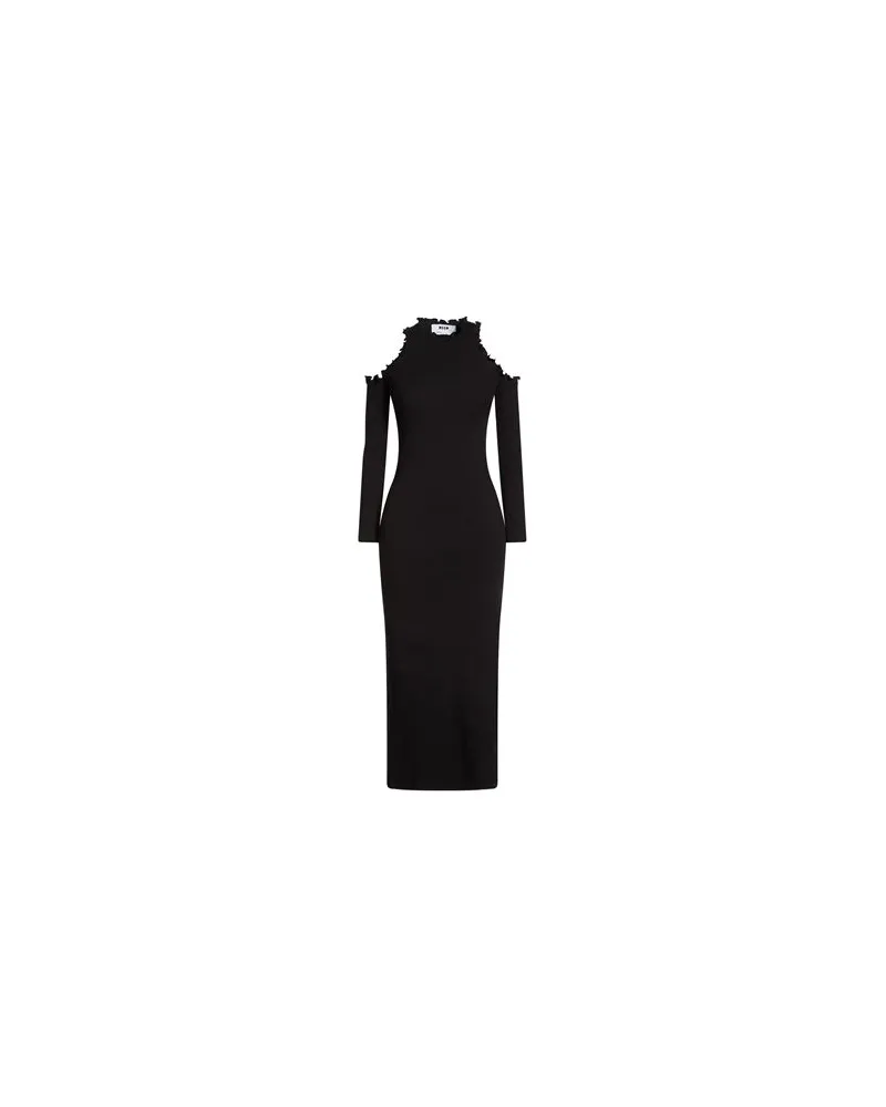 MSGM KLEIDER - Maxi-Kleiderauf YOOX.COM Schwarz