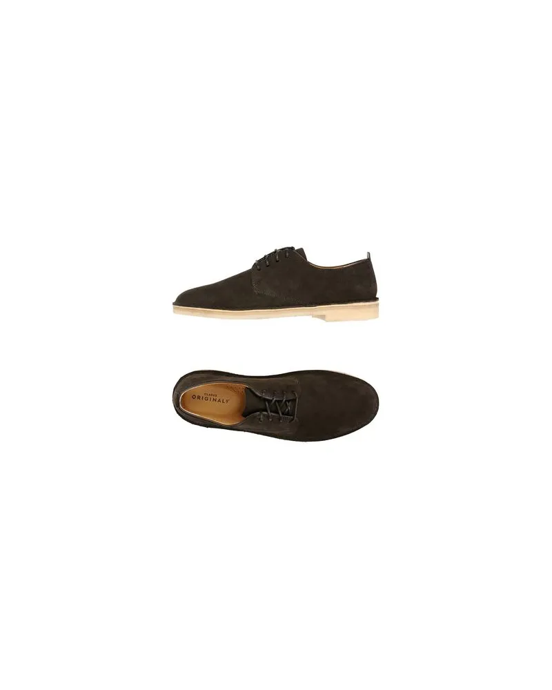 Clarks DESERT BOOT - SCHUHE - Schnürschuheauf YOOX.COM Dunkelgrün