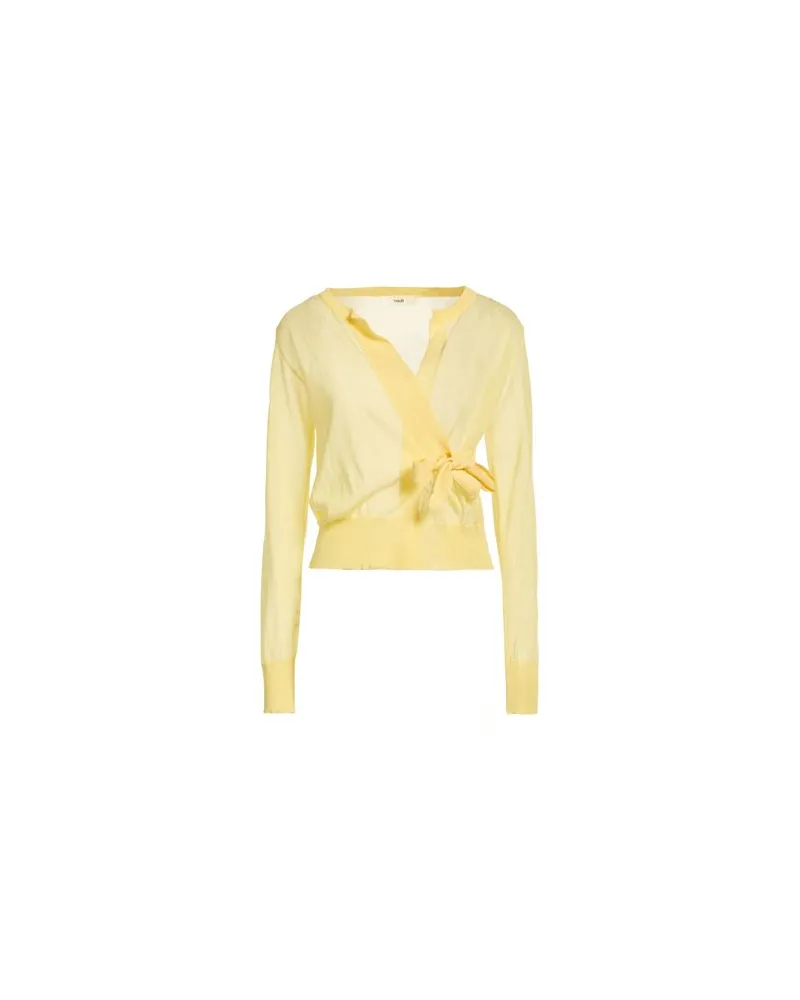 Suoli STRICKWAREN - Wickelpulloverauf YOOX.COM Gelb