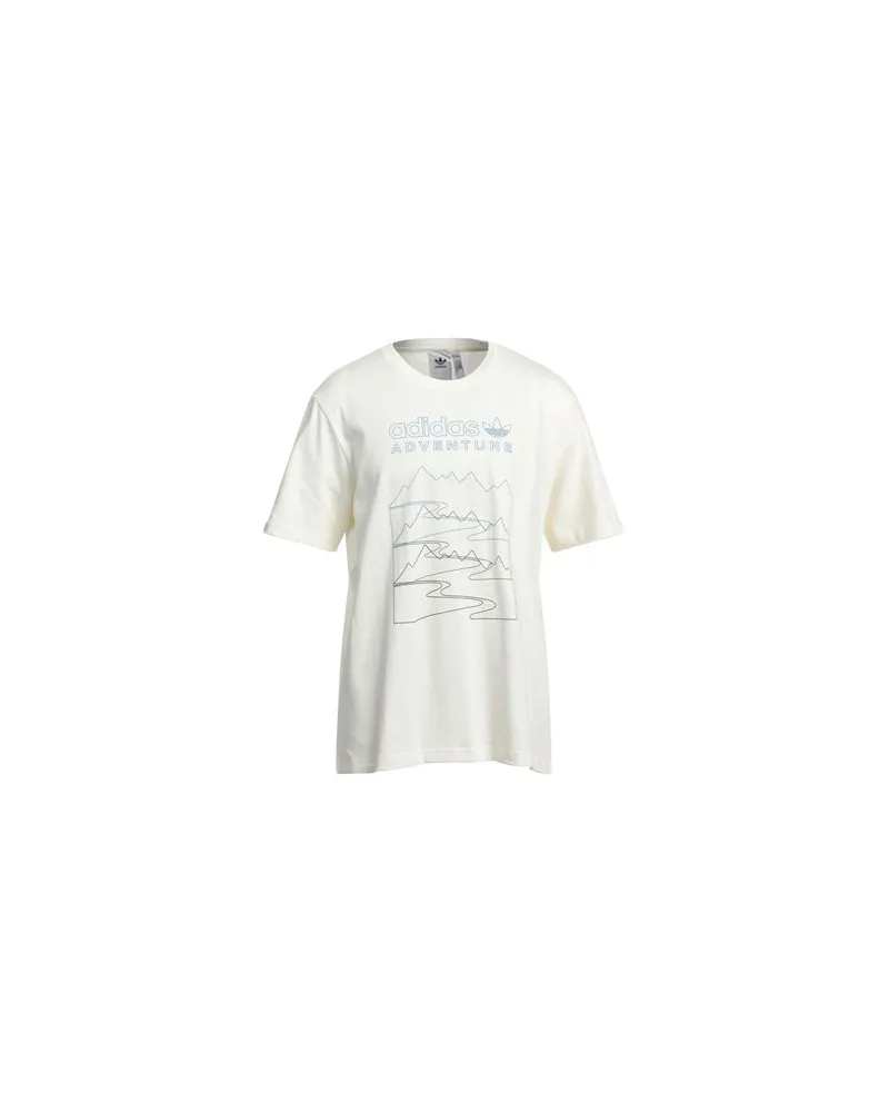 adidas TOPS - T-shirtsauf YOOX.COM Elfenbein