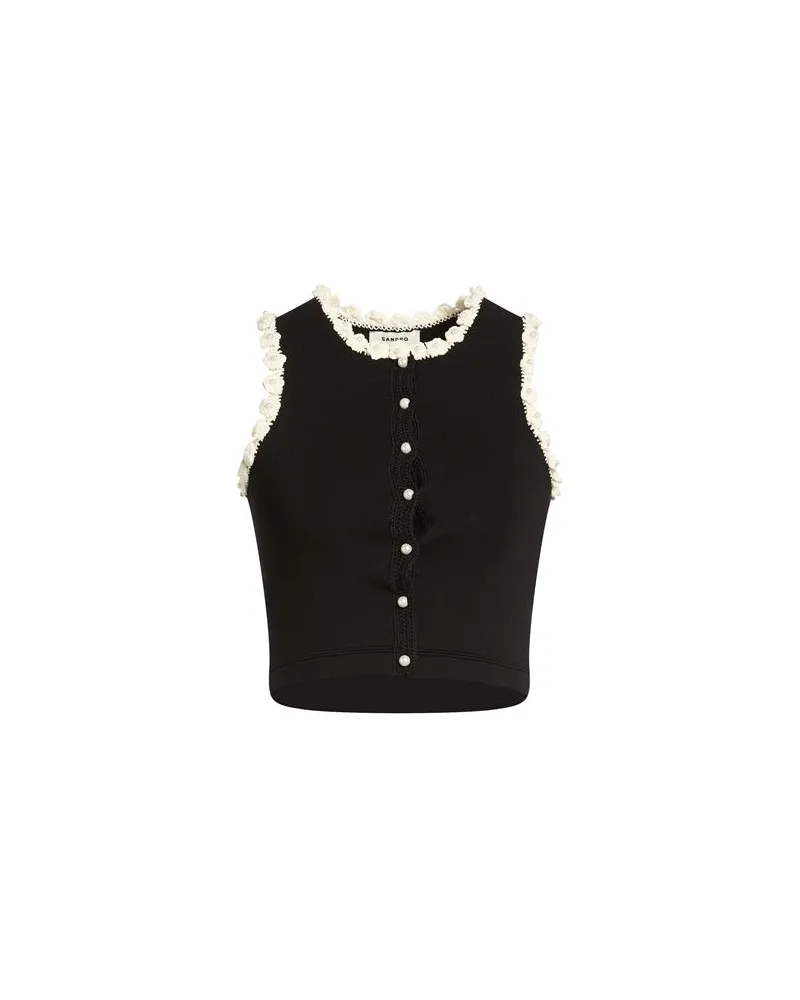 Sandro TOPS - Topsauf YOOX.COM Schwarz