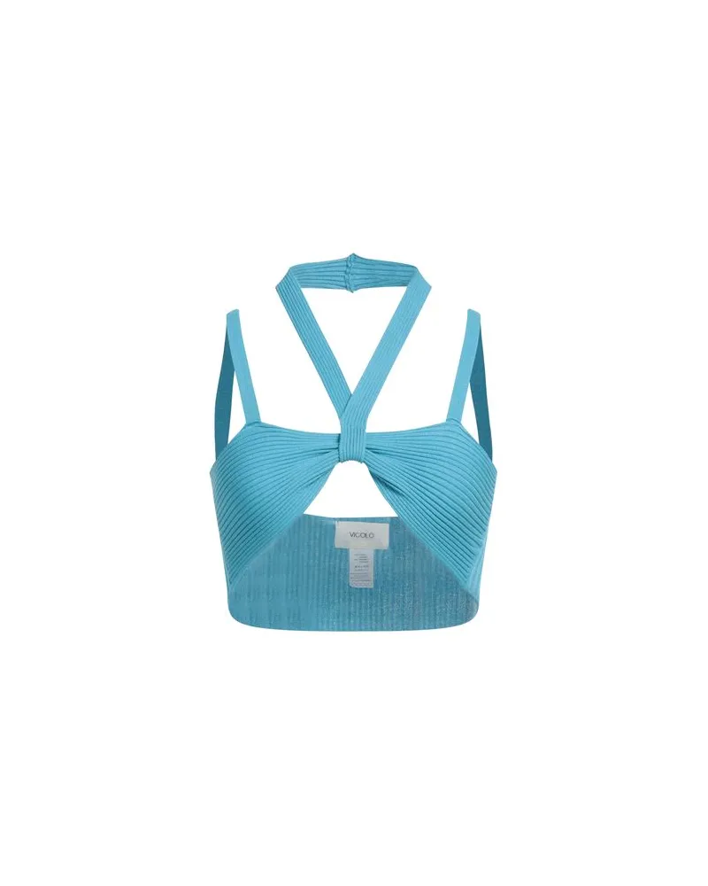 VICOLO TOPS - Topsauf YOOX.COM Azurblau