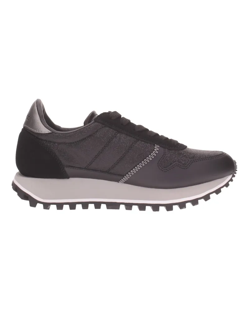 Blauer Sneakers Schwarz