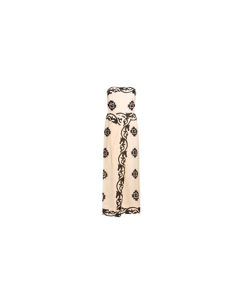 Johanna Ortiz KLEIDER - Midi-Kleiderauf YOOX.COM Cremeweiß