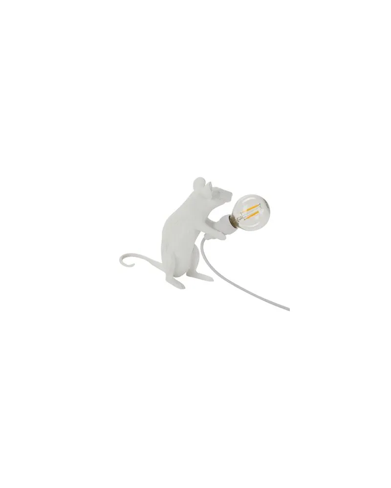 Seletti MOUSE LAMP-MAC - USB  - BELEUCHTUNG - Tischleuchtenauf YOOX.COM Weiß
