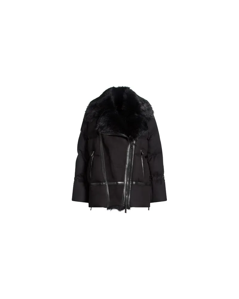 MOORER JACKEN & MÄNTEL - Pufferjacken & Daunenjackenauf YOOX.COM Schwarz