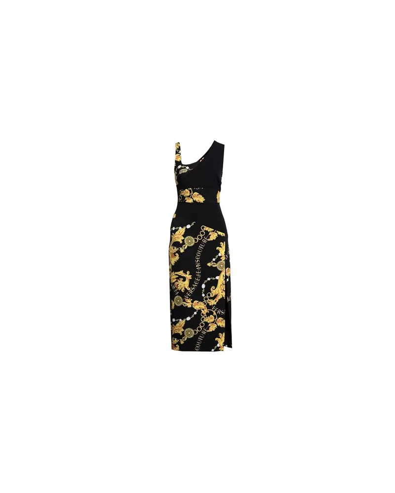 Versace Jeans KLEIDER - Midi-Kleiderauf YOOX.COM Schwarz