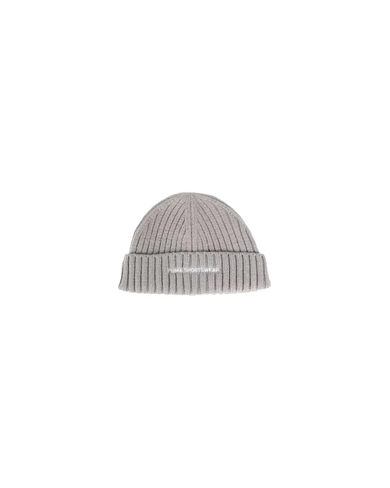 Puma Sportwear Fisherman Beanie  - PUMA Sportwear Fisherman Beanie - ACCESSOIRES - Mützen & Hüteauf YOOX.COM Grau