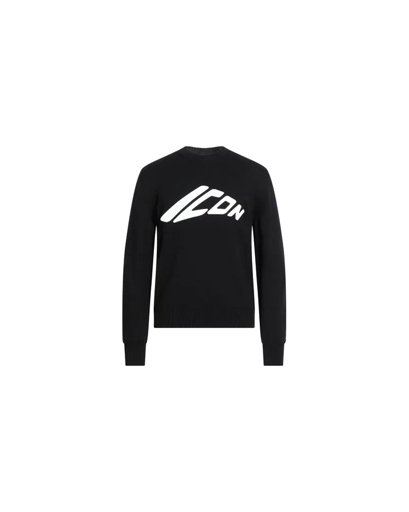 Dsquared2 ICON - STRICKWAREN - Pulloverauf YOOX.COM Schwarz