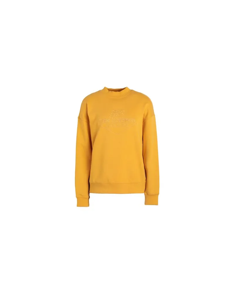 New Balance Athletics French Terry Mock Neck Crewneck  - TOPS - Sweatshirtsauf YOOX.COM Ringelblume