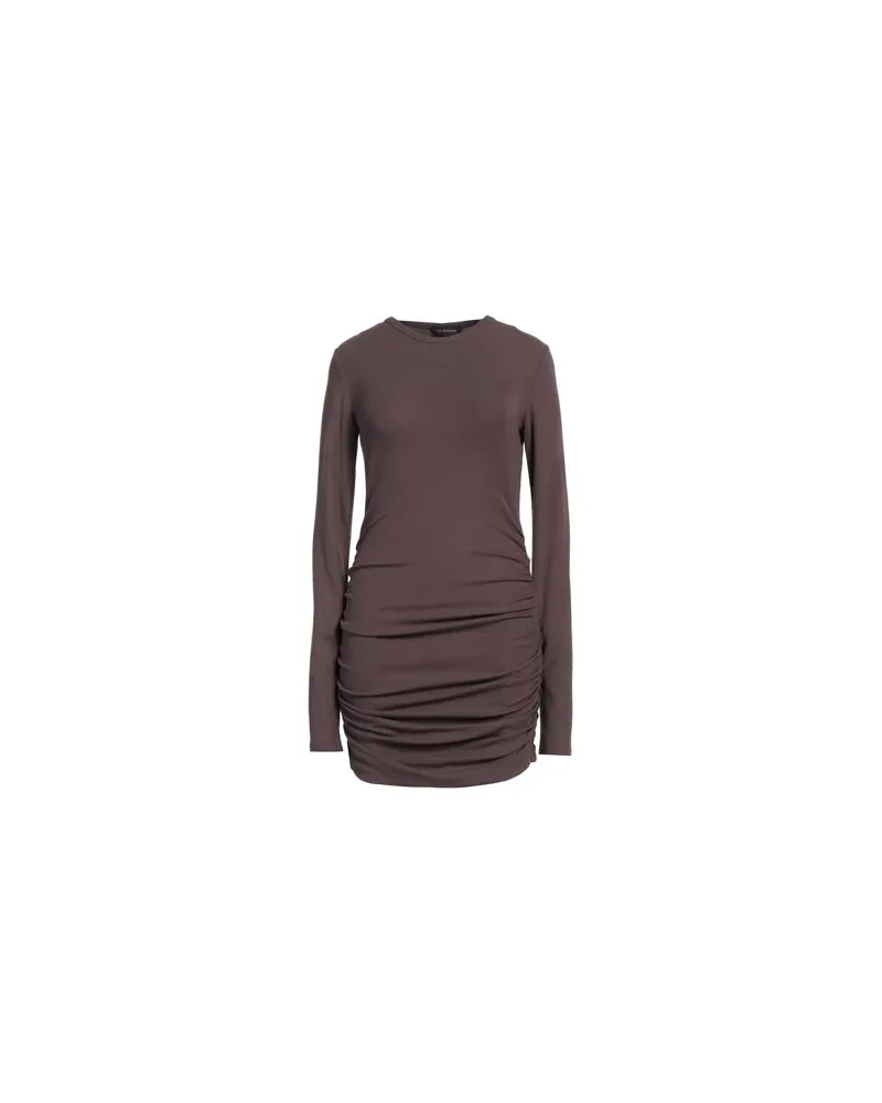 ANDAMANE KLEIDER - Mini-Kleiderauf YOOX.COM Pflaume