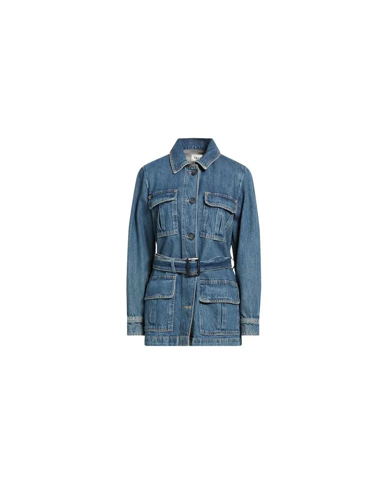 Frame Denim SAFARI JACKET - JACKEN & MÄNTEL - Jeansjacken/Mäntelauf YOOX.COM Blau