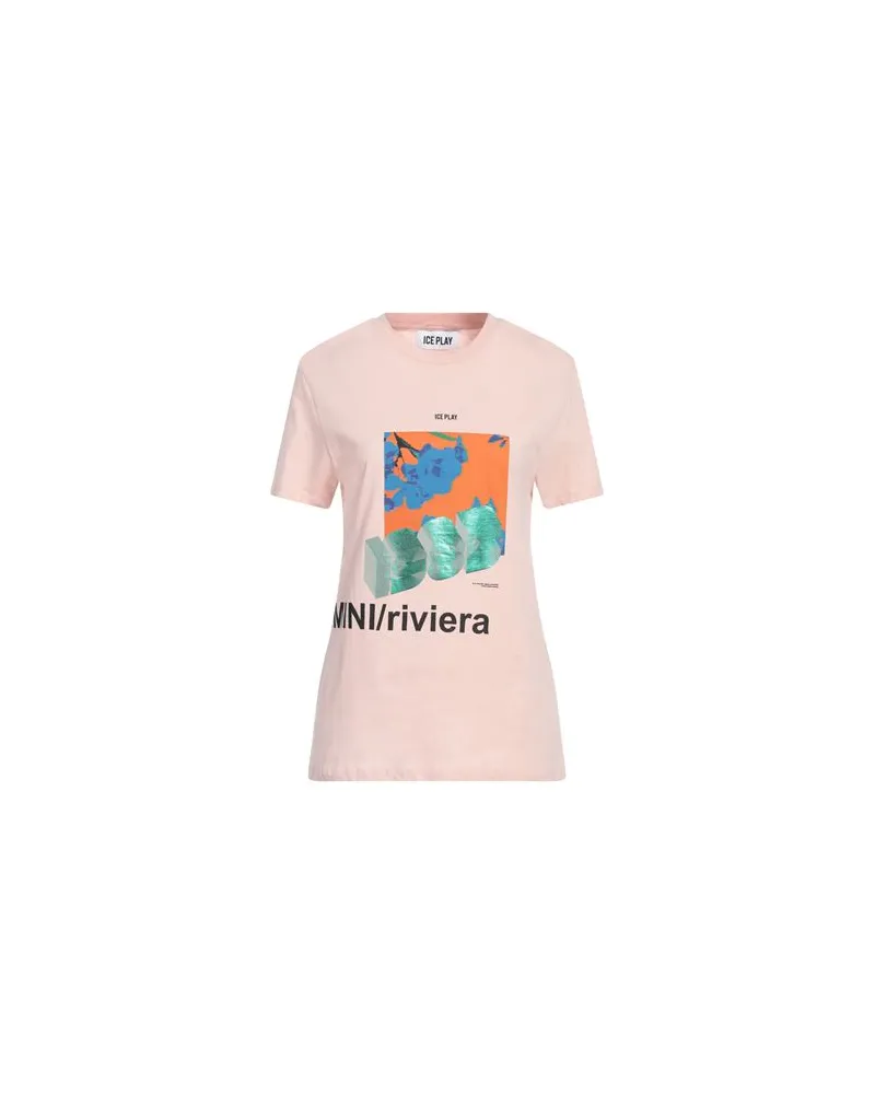 ICE PLAY TOPS - T-shirtsauf YOOX.COM Hellrosa