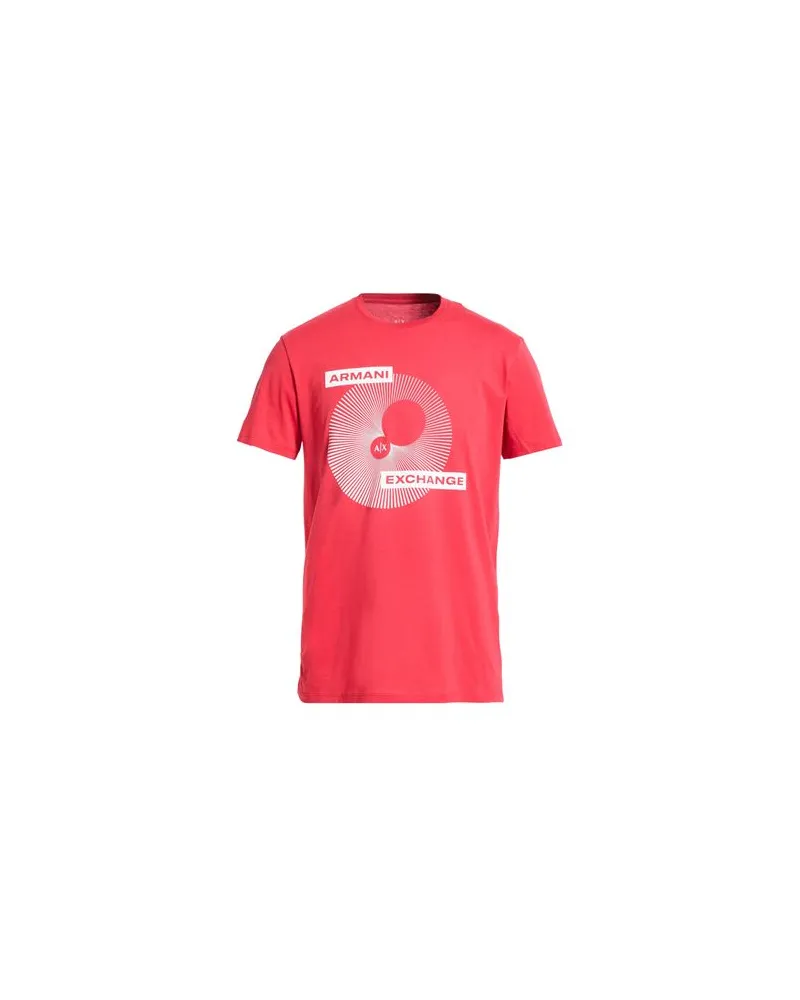 Armani Exchange TOPS - T-shirtsauf YOOX.COM Ziegelrot