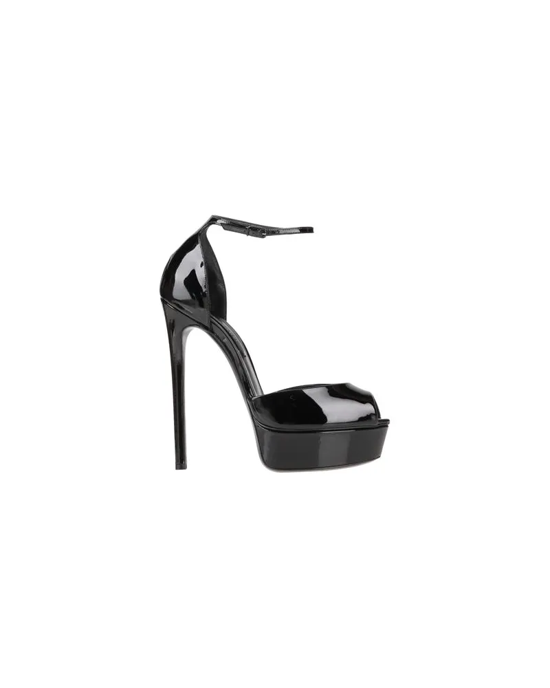 Casadei SCHUHE - Sandalenauf YOOX.COM Schwarz