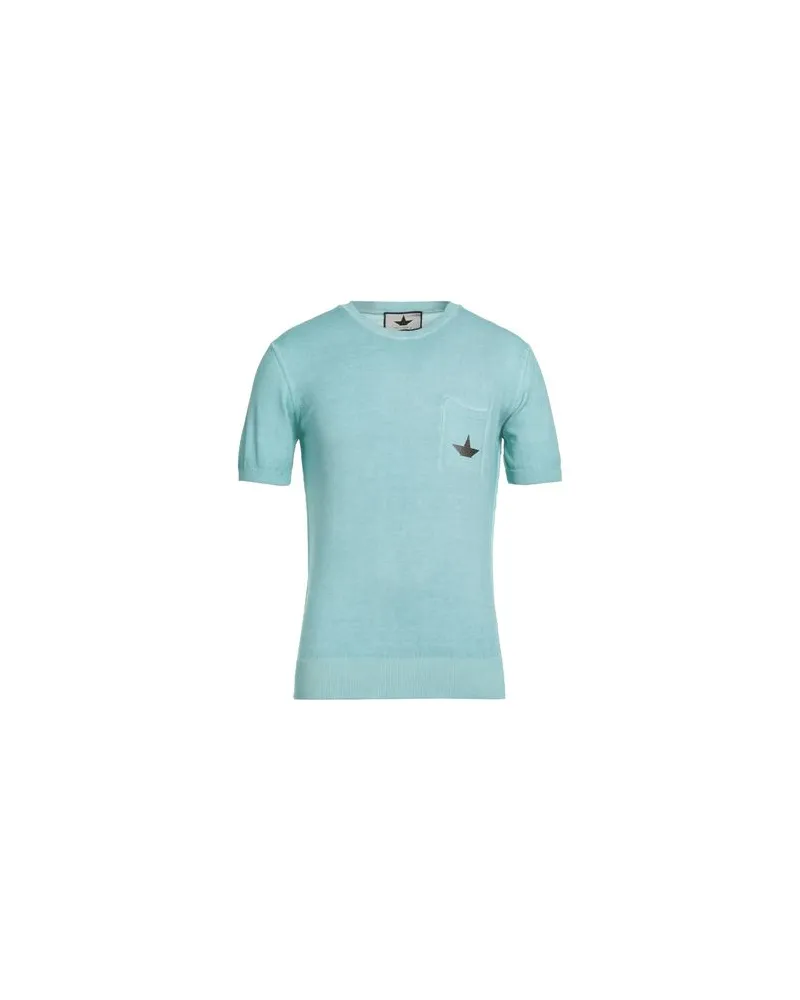 Macchia J STRICKWAREN - Pulloverauf YOOX.COM Himmelblau