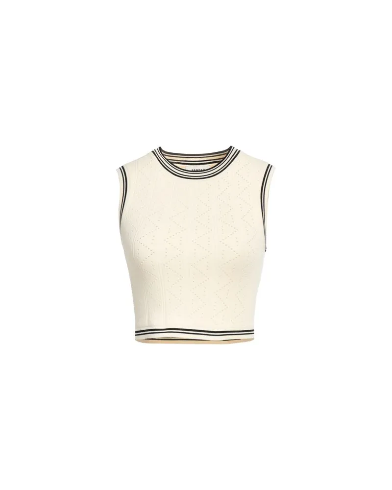 Sandro STRICKWAREN - Pulloverauf YOOX.COM Elfenbein