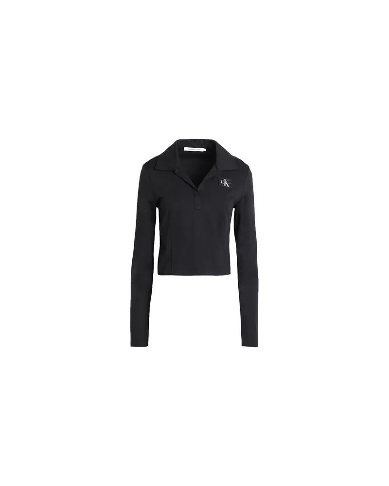 Calvin Klein TOPS - Poloshirtsauf YOOX.COM Schwarz
