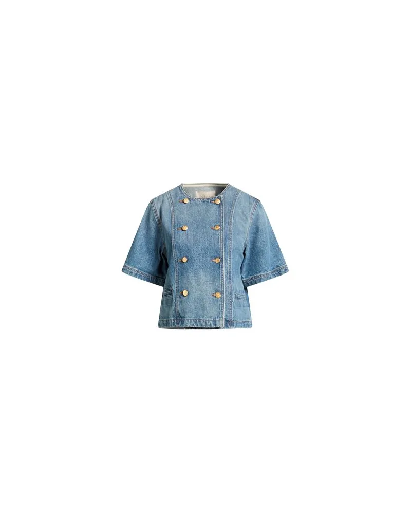 Ulla Johnson JACKEN & MÄNTEL - Jeansjacken/Mäntelauf YOOX.COM Blau