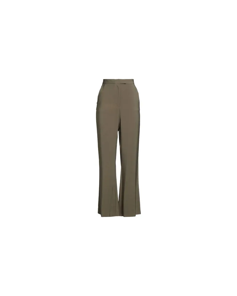 Soallure HOSEN & RÖCKE - Hosenauf YOOX.COM Militärgrün