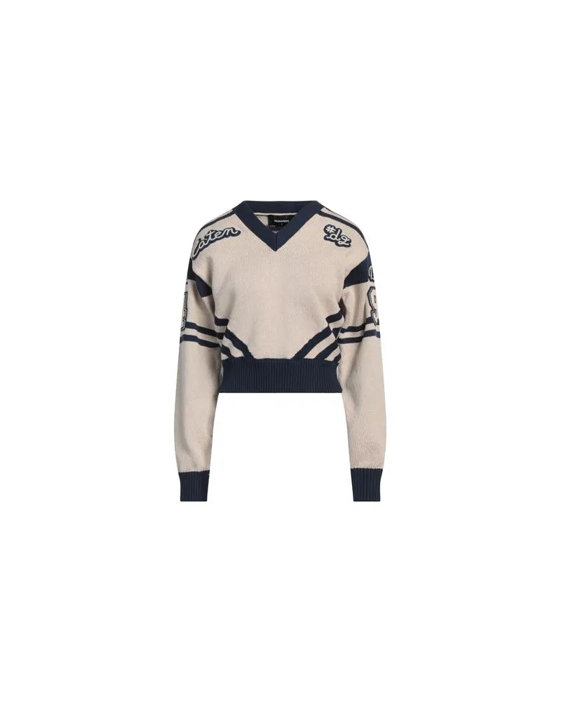 Dsquared2 STRICKWAREN - Pulloverauf YOOX.COM Beige