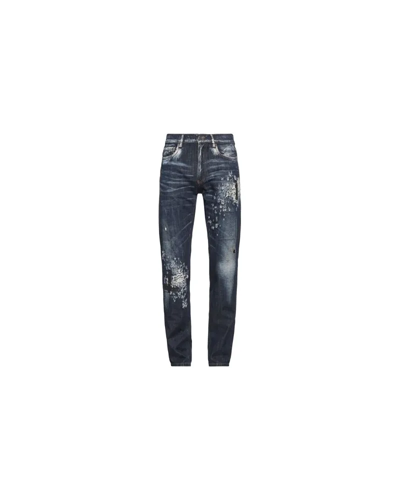 Amen HOSEN & RÖCKE - Jeanshosenauf YOOX.COM Blau