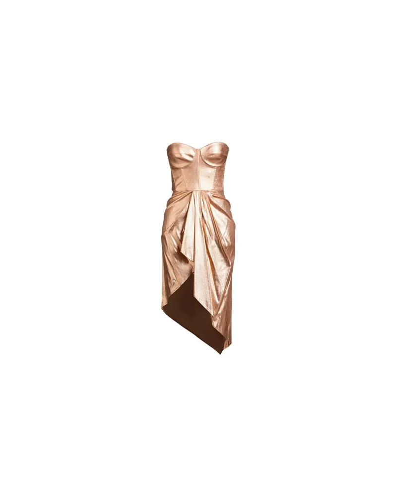Elisabetta Franchi KLEIDER - Midi-Kleiderauf YOOX.COM Roségold