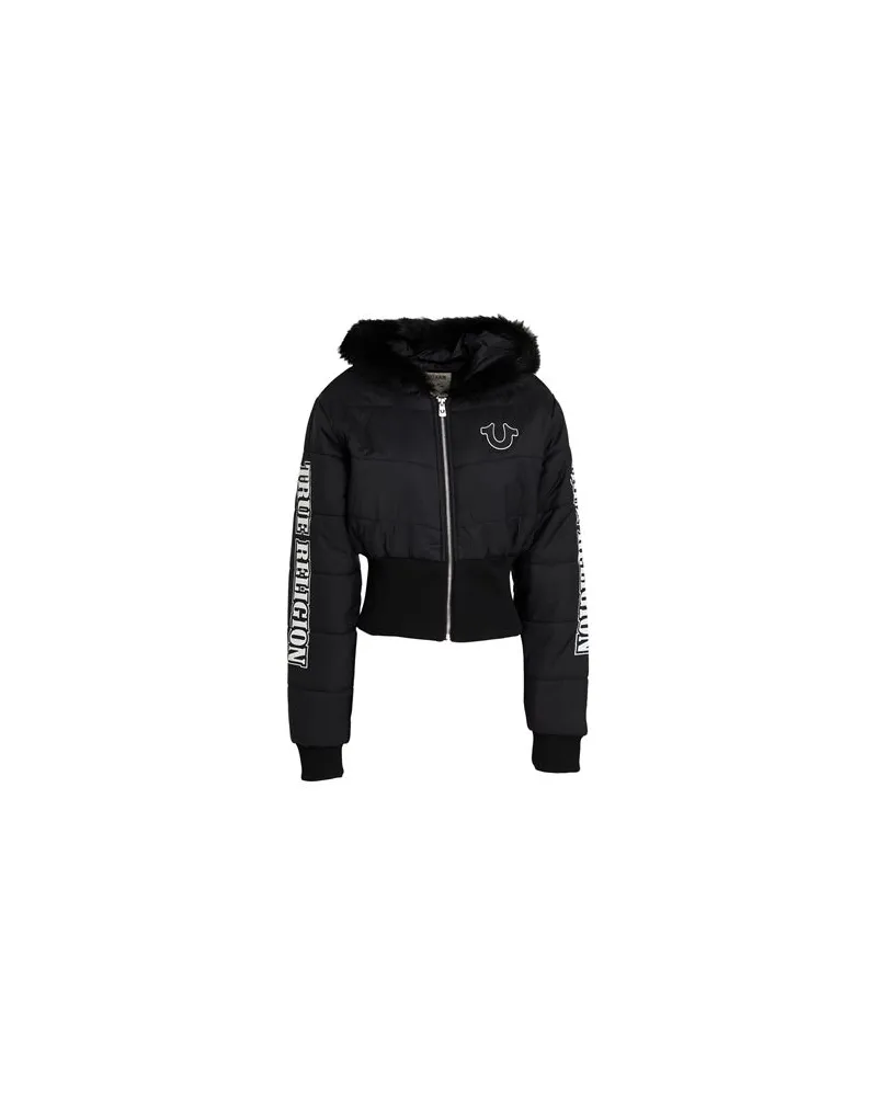True Religion JACKEN & MÄNTEL - Pufferjacken & Daunenjackenauf YOOX.COM Schwarz