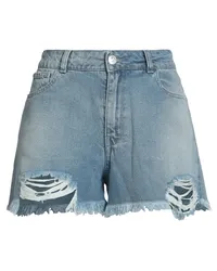 My Twin Twinset Jeansshorts Blau