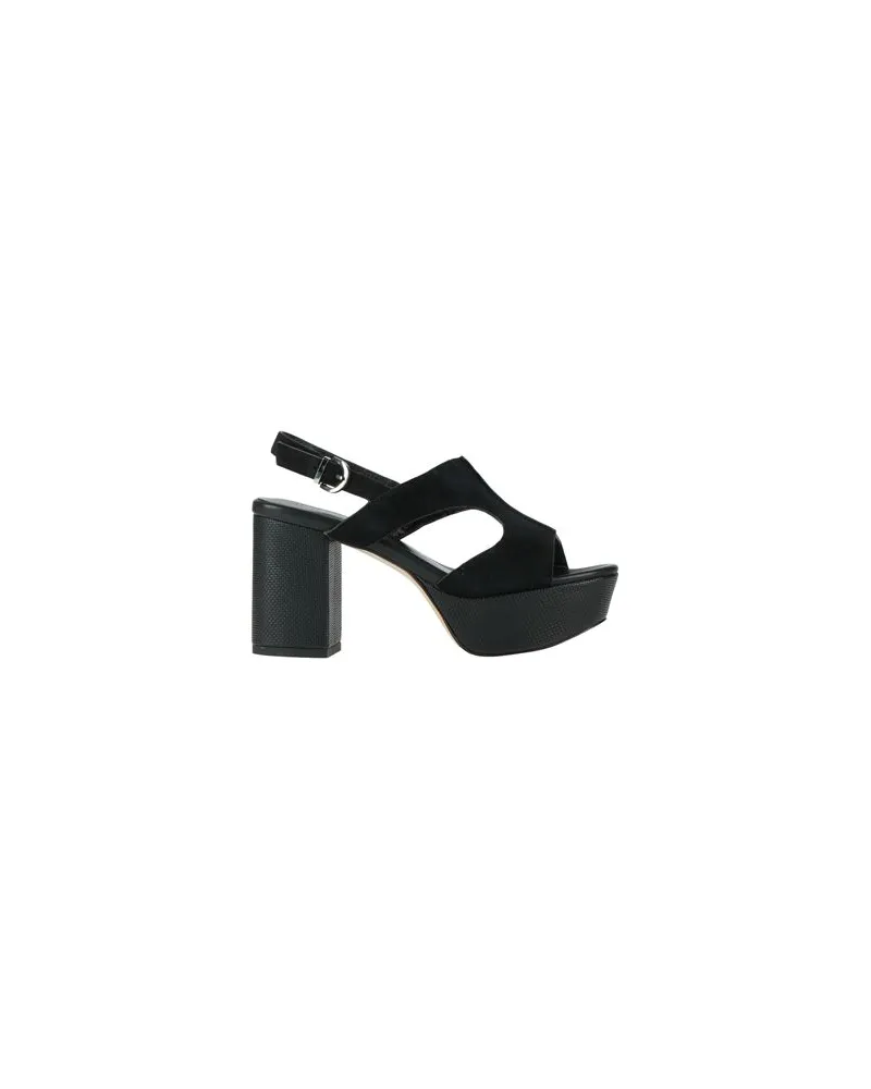 Luciano Barachini SCHUHE - Sandalenauf YOOX.COM Schwarz