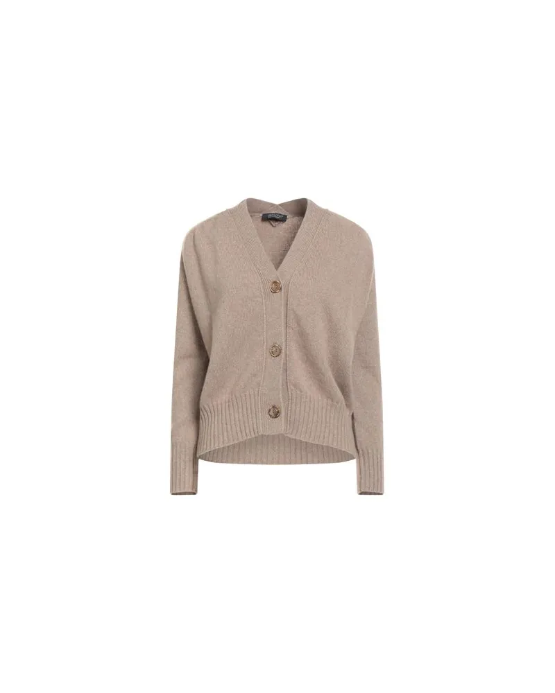 ARAGONA STRICKWAREN - Strickjackenauf YOOX.COM Beige